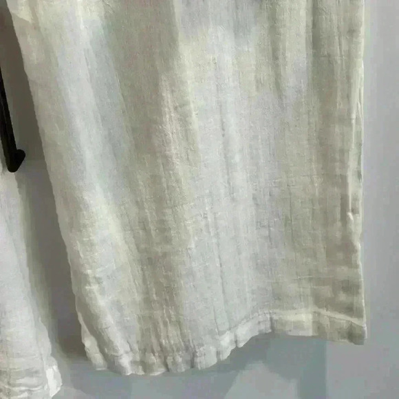 Caroline Rose Size 2X White 100% Linen Pull On
Wide Leg Pants Lightweight Travel - Picture 14 of 15